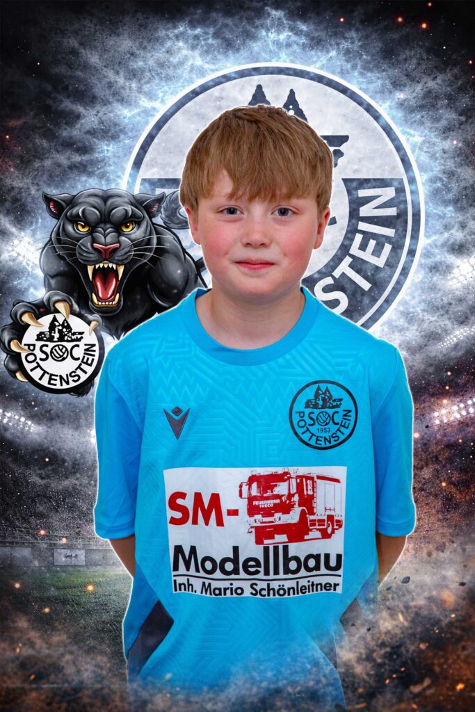 Jamie Herzog, Spieler der U13 des SC Pottenstein