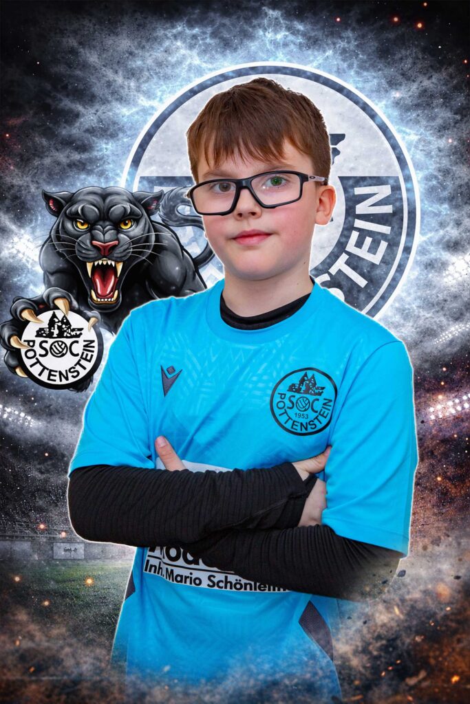 Moritz Obermüller, Spieler der U13 des SC Pottenstein