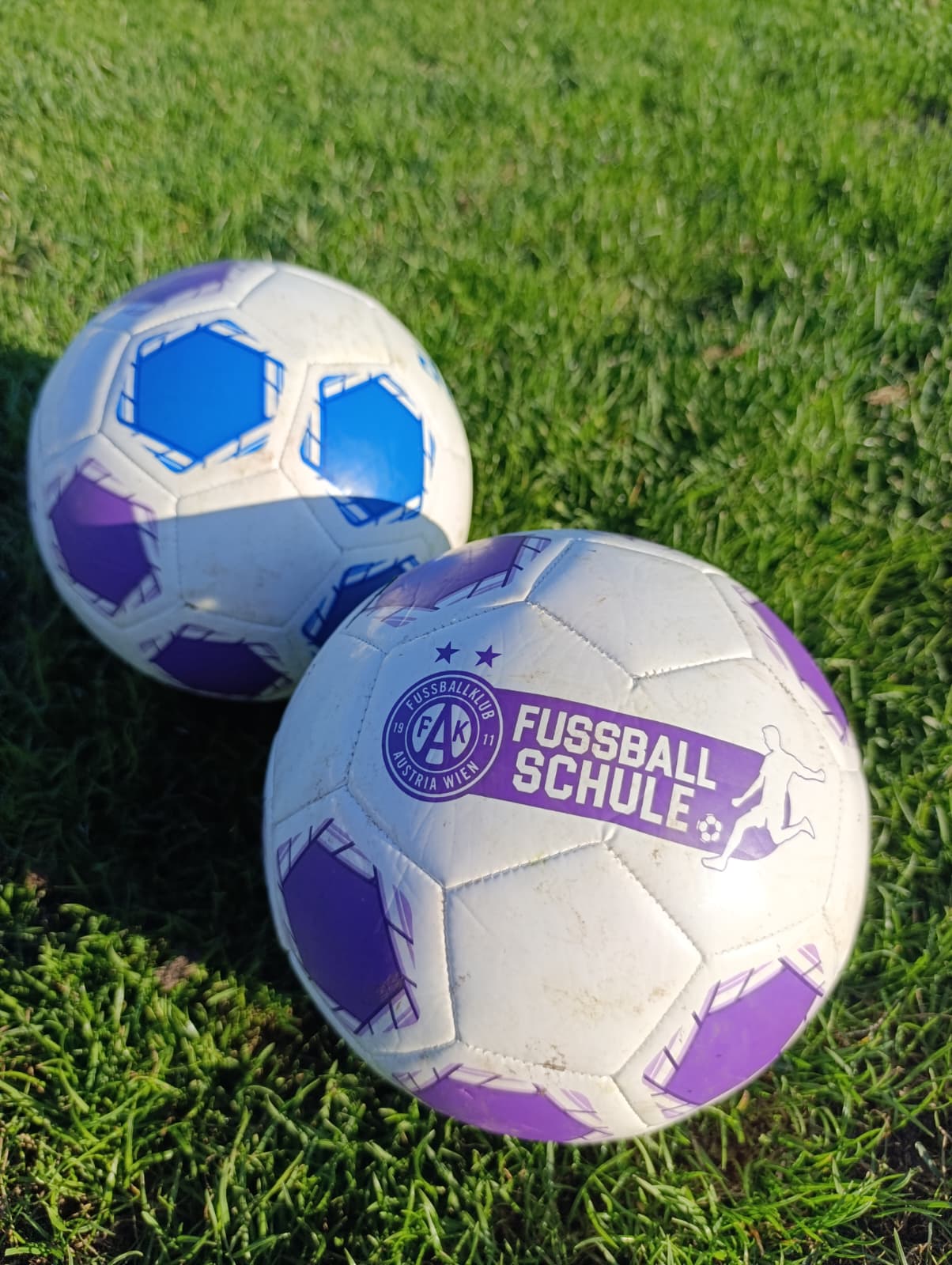Eindruck von der zweiten Einheit der Austria-Fußballschule in Pottenstein